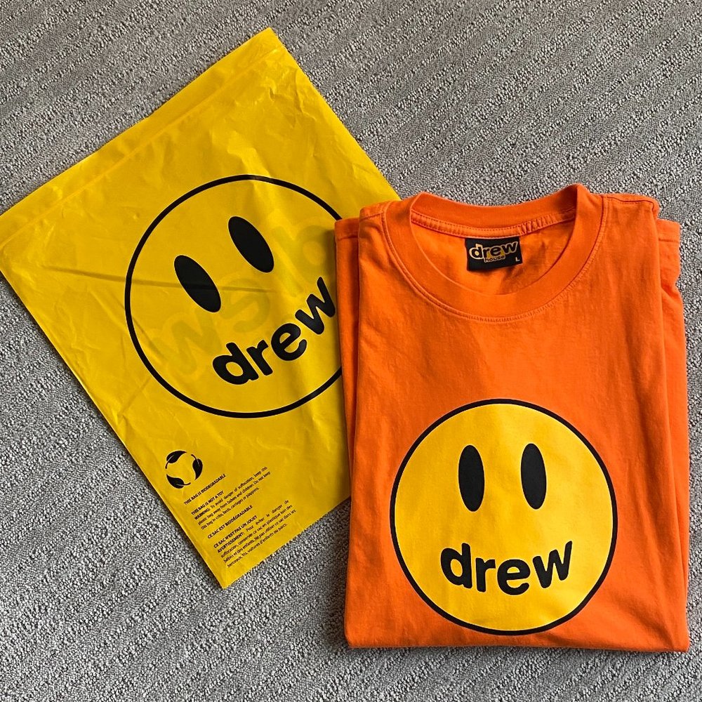 Drew House x Justin Bieber - Orange Tee Shirt